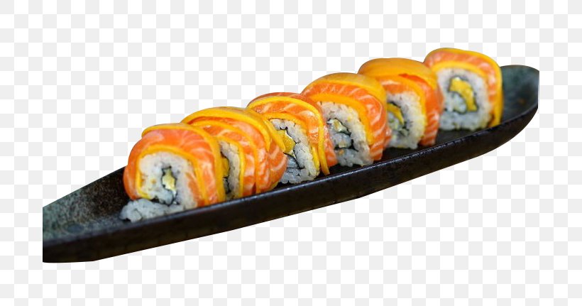 Sushi Salmon Mango, PNG, 700x431px, Sushi, Asian Food, California Roll, Comfort Food, Cuisine Download Free