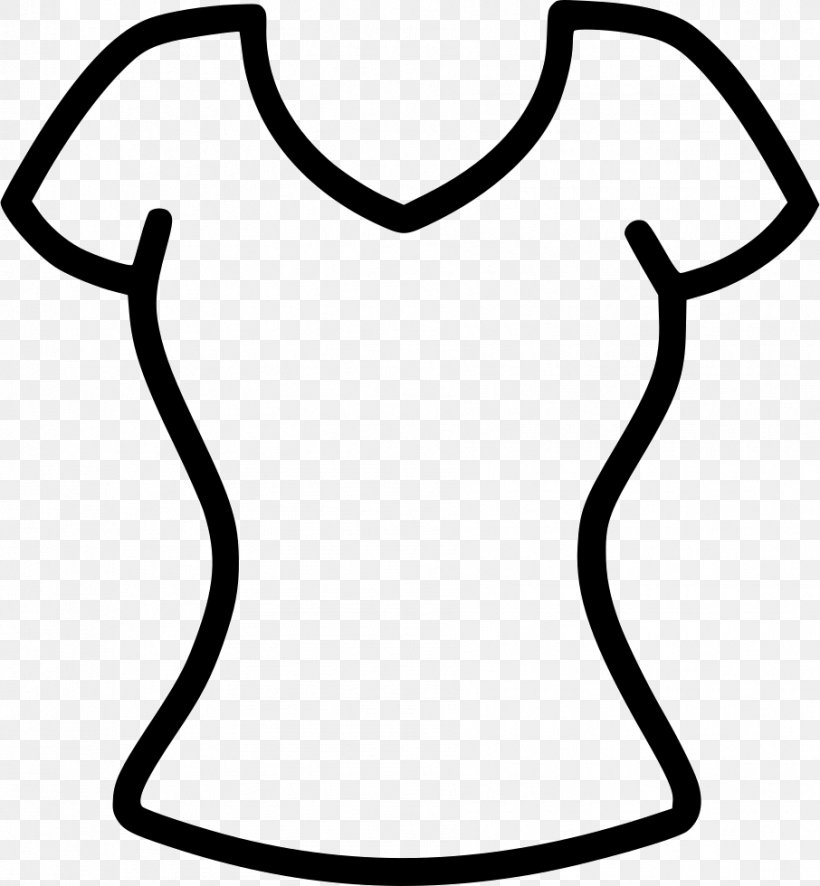 Sleeve White Neck Line Clip Art, PNG, 906x980px, Sleeve, Area, Black, Black And White, Line Art Download Free