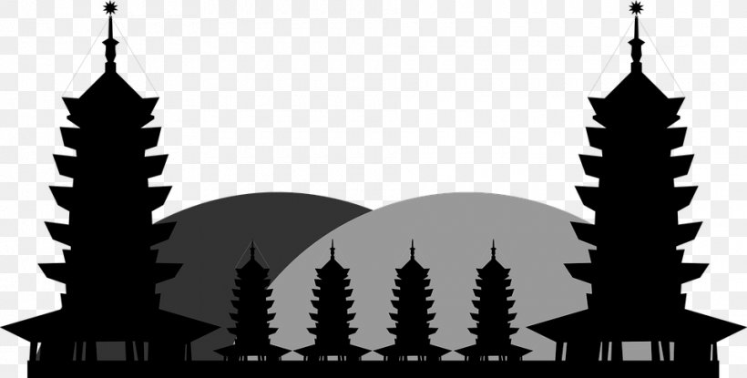 China Chinese Pagoda Clip Art, PNG, 960x487px, China, Black And White, Building, Chinese Dragon, Chinese Pagoda Download Free