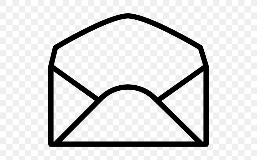 Envelope, PNG, 512x512px, Envelope, Area, Black, Black And White, Monochrome Download Free