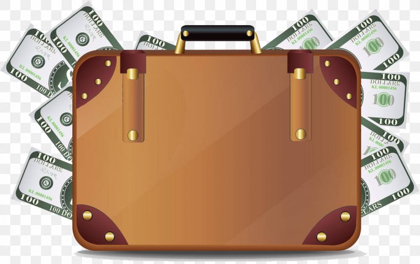Money Suitcase Clip Art, PNG, 1000x630px, Money, Bag, Brand, Briefcase, Fotosearch Download Free