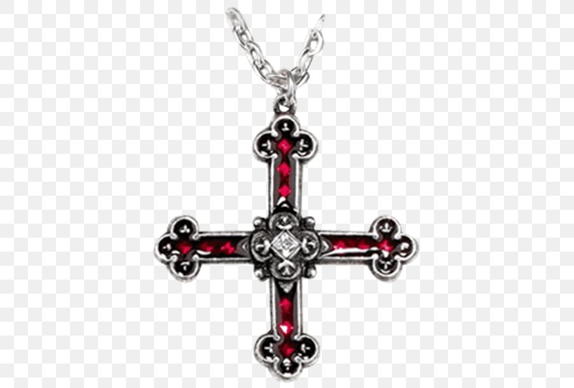 Cross Charms & Pendants Crux Gemmata Symbol Jewellery, PNG, 555x555px, Cross, Alchemy Gothic, Apostle, Bitxi, Body Jewelry Download Free