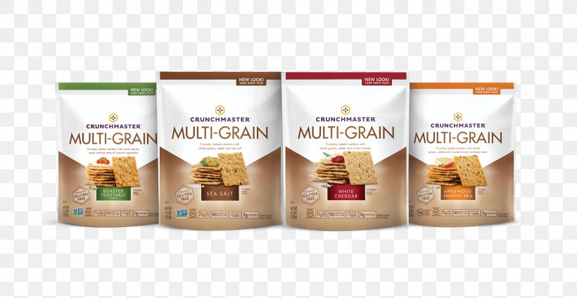 Crunchmaster Multi-Grain Crackers Snack Gluten-free Diet Food, PNG, 2653x1371px, Cracker, Cheese, Cheese Cracker, Cheezit, Flavor Download Free