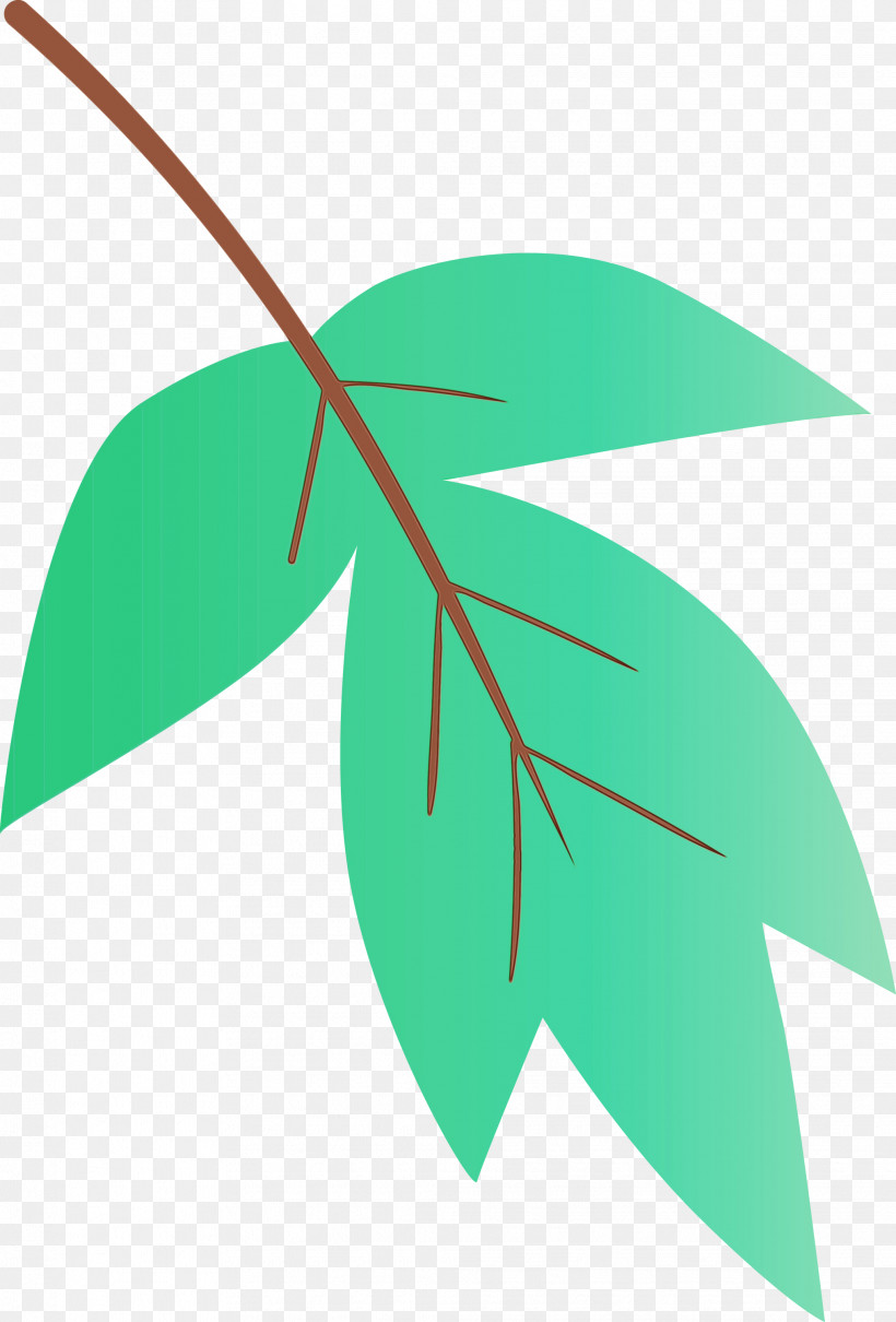 Leaf Green Plant Tree Line, PNG, 2032x3000px, Watercolor Leaf, Green, Leaf, Line, Paint Download Free