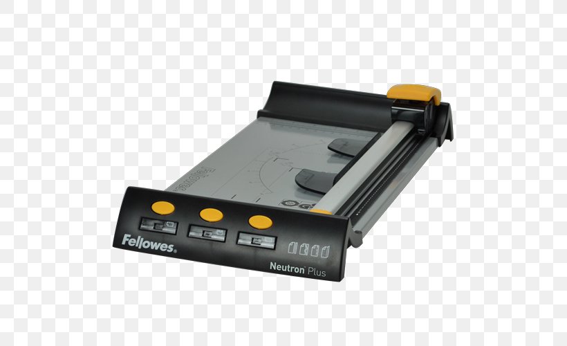 Paper Cutter Fellowes Brands Standard Paper Size Cutting, PNG, 500x500px, Paper, Blade, Cutting, Cutting Tool, Fellowes Brands Download Free