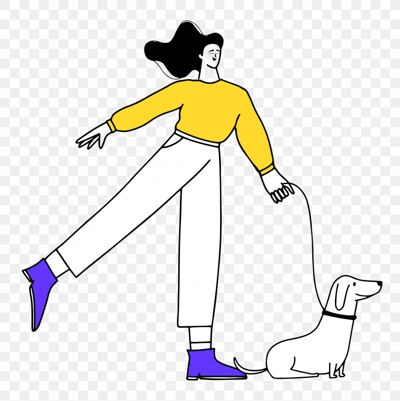 Walking The Dog, PNG, 2496x2500px, Walking The Dog, Joint, Leg, Line Art, Shoe Download Free