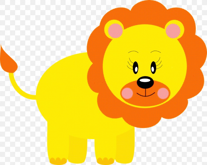 Cartoon Lion Yellow Clip Art Big Cats, PNG, 1600x1273px, Cartoon, Animal Figure, Big Cats, Lion, Wildlife Download Free