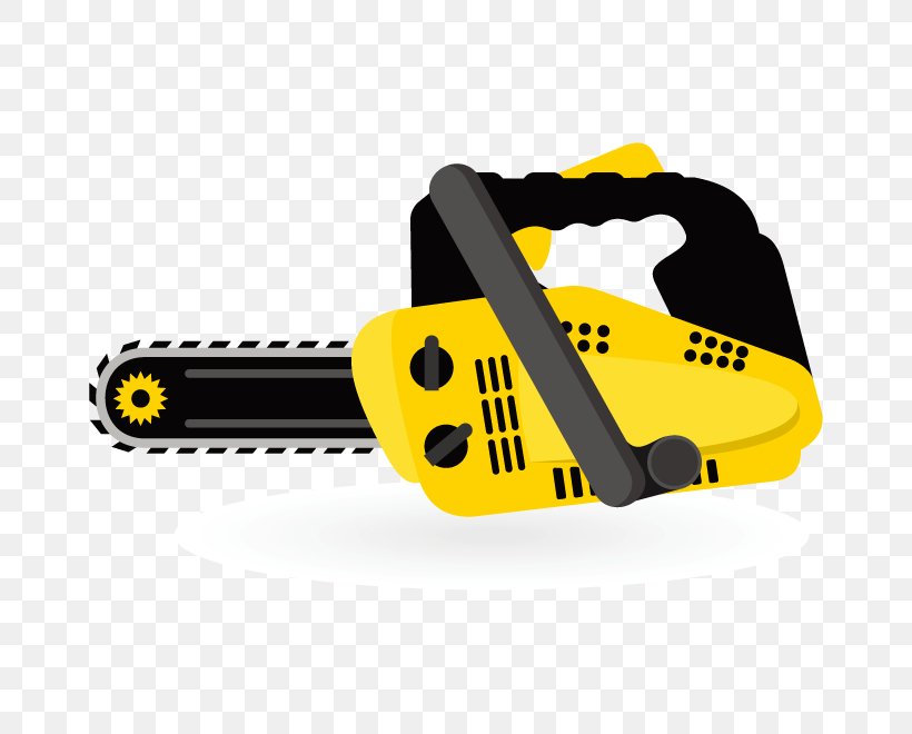 Chainsaw Euclidean Vector, PNG, 660x660px, Chainsaw, Cartoon, Chain, Drawing, Hardware Download Free