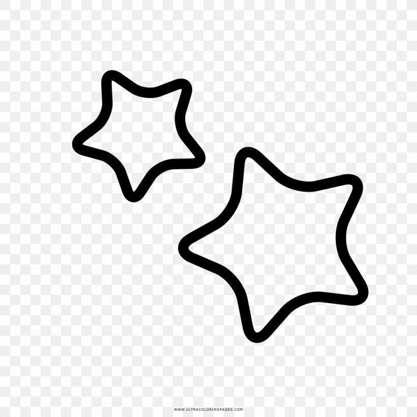 Drawing Star Coloring Book Clip Art, PNG, 1000x1000px, Drawing, Area, Black, Black And White, Body Jewelry Download Free
