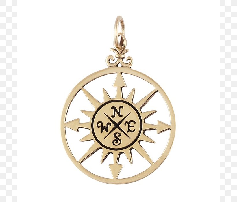 Locket Charms & Pendants Compass Rose Necklace Clip Art, PNG, 700x700px, Locket, Body Jewelry, Brass, Charm Bracelet, Charms Pendants Download Free