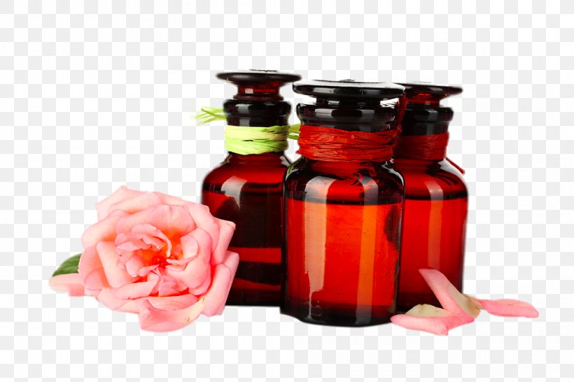 Essential Oil Rose Oil Beach Rose Cosmetology Flowering Tea, PNG, 1000x666px, Essential Oil, Aromatherapy, Beach Rose, Body Shop, Bottle Download Free