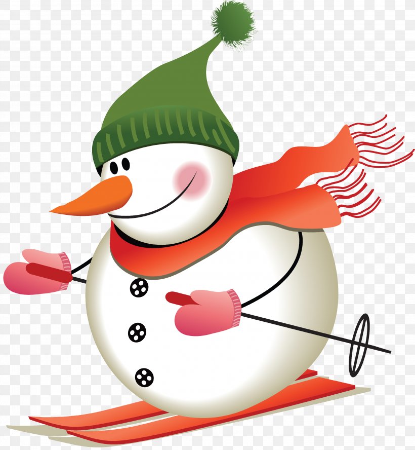 Skiing Snowman Christmas, PNG, 2835x3072px, Skiing, Artikel, Beak, Bird, Christmas Download Free