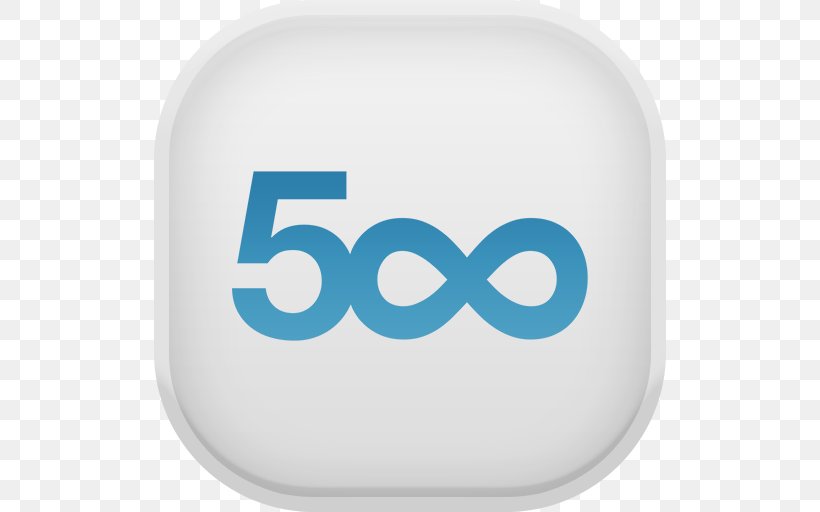 500px Image Sharing Photography, PNG, 512x512px, Image Sharing, Blog, Blue, Brand, Electric Blue Download Free