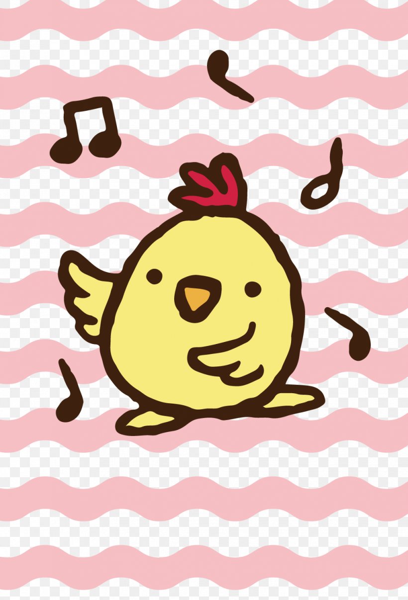 Chicken Meat Yellow Singing, PNG, 1019x1500px, Watercolor, Cartoon, Flower, Frame, Heart Download Free