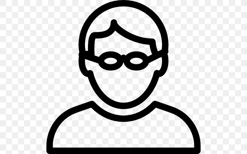 Geek Emoticon Nerd, PNG, 512x512px, Geek, Avatar, Black And White, Emoticon, Eyewear Download Free