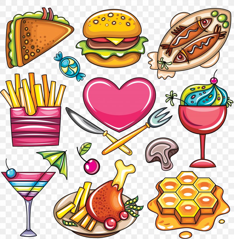 Food Cartoon Drawing Clip Art, PNG, 5174x5277px, Food, Art, Artwork, Cartoon, Cuisine Download Free