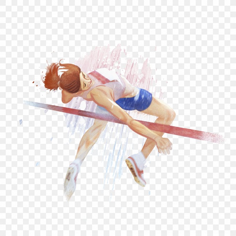 High Jump Jumping Drawing Athlete, PNG, 1869x1869px, High Jump, Arm, Artworks, Athlete, Cartoon Download Free
