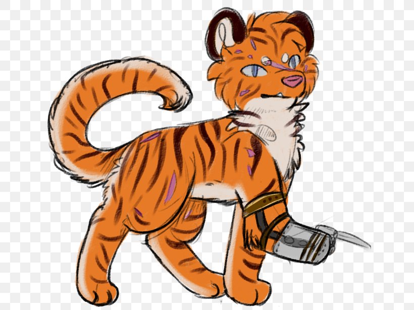Tiger Lion Clip Art Illustration Whiskers, PNG, 650x614px, Tiger, Animal, Animal Figure, Bengal Tiger, Big Cats Download Free