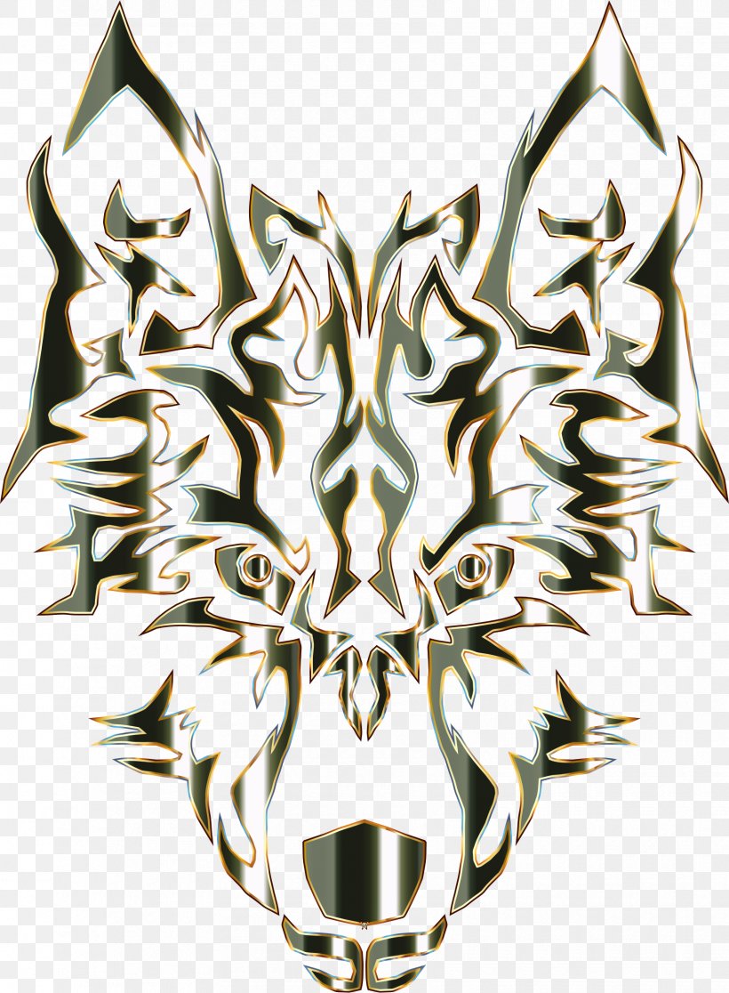 Gray Wolf Tribe Tattoo Clip Art, PNG, 1710x2329px, Gray Wolf, Art, Decal, Head, Line Art Download Free