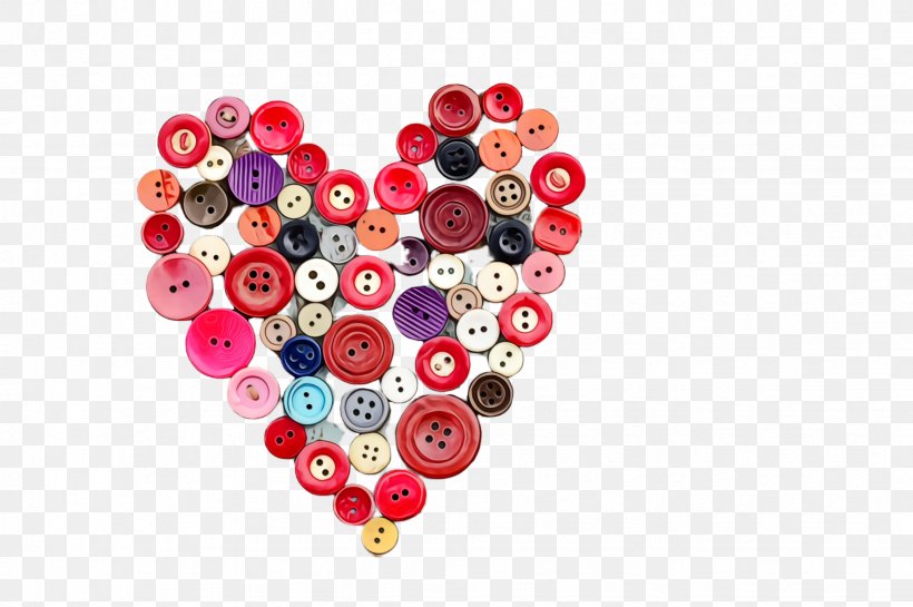 Heart Fashion Accessory Material Property Bead Heart, PNG, 2452x1632px, Watercolor, Bead, Button, Fashion Accessory, Heart Download Free