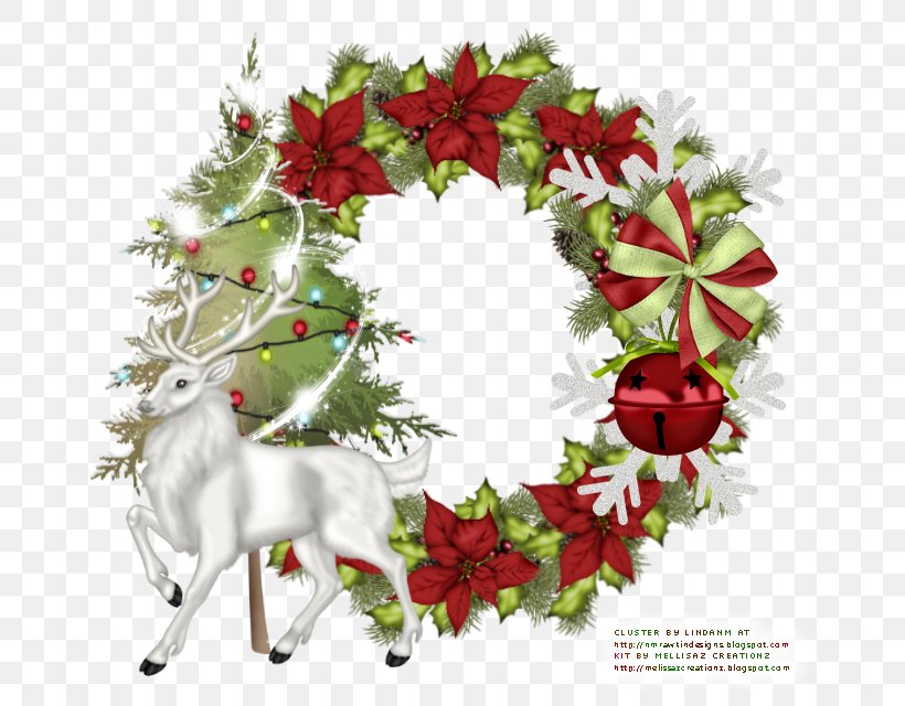 Wreath Reindeer Christmas Decoration, PNG, 661x640px, Wreath, Animal, Branch, Christmas, Christmas Decoration Download Free