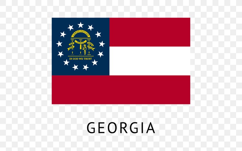 Flag Of Georgia State Flag Flag Of The United States, PNG, 512x512px, Georgia, Area, Brand, Flag, Flag Of Connecticut Download Free