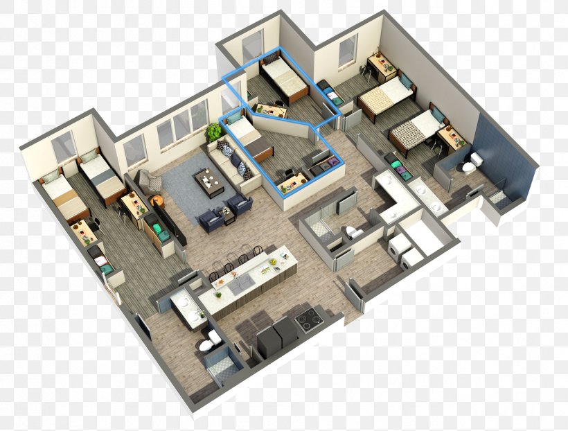 Logan Pointe Apartments Renting Roommate Condominium, PNG, 1288x977px, Apartment, Bed, Bedroom, Condominium, Floor Plan Download Free