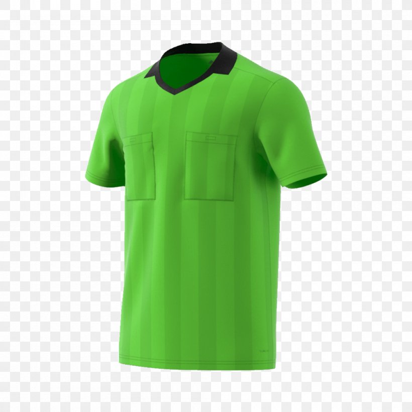 T-shirt Tracksuit Referee Adidas Jersey, PNG, 1000x1000px, 2018, Tshirt, Active Shirt, Adidas, Association Football Referee Download Free