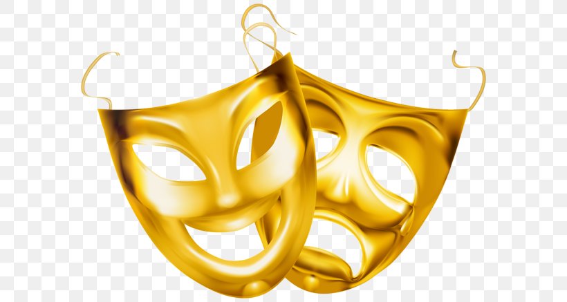 Theatre Royalty-free Mask Clip Art, PNG, 600x437px, Theatre, Acting, Comedy, Drama, Gold Download Free