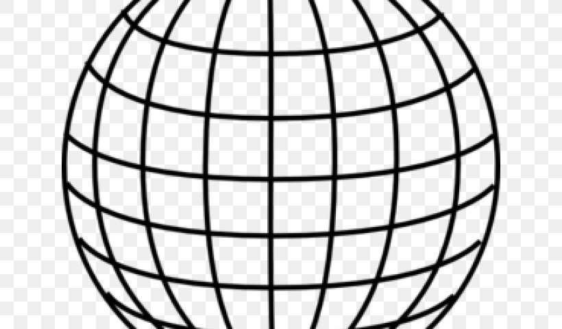 black and white globe clip art