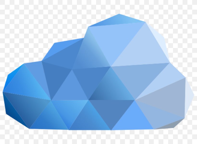 Low Poly Polygon 3D Computer Graphics, PNG, 800x600px, 3d Computer Graphics, Low Poly, Blue, Cloud, Dribbble Download Free