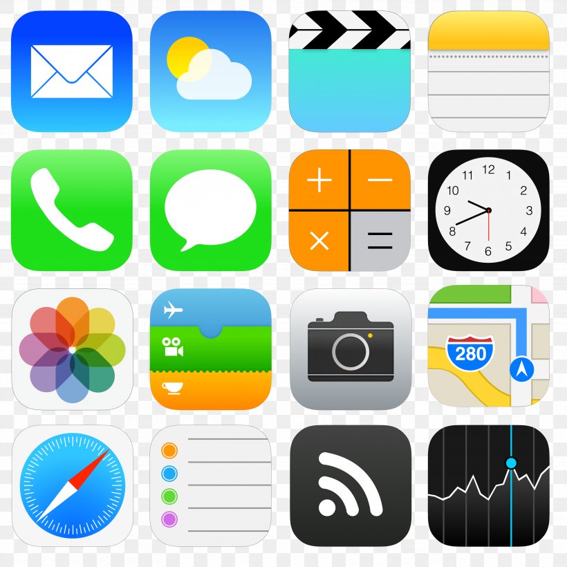 Vector IPhone 6 Plus IPhone 8, PNG, 3543x3543px, Vector, Brand, Communication, Computer Icon, Ios 7 Download Free