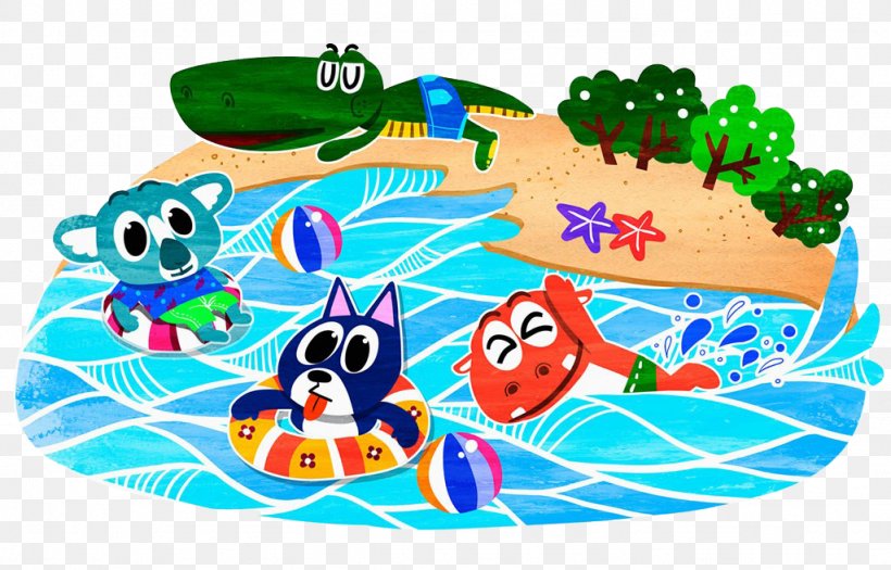 Swimming Clip Art, PNG, 1024x656px, Swimming, Area, Art, Cartoon, Food Download Free