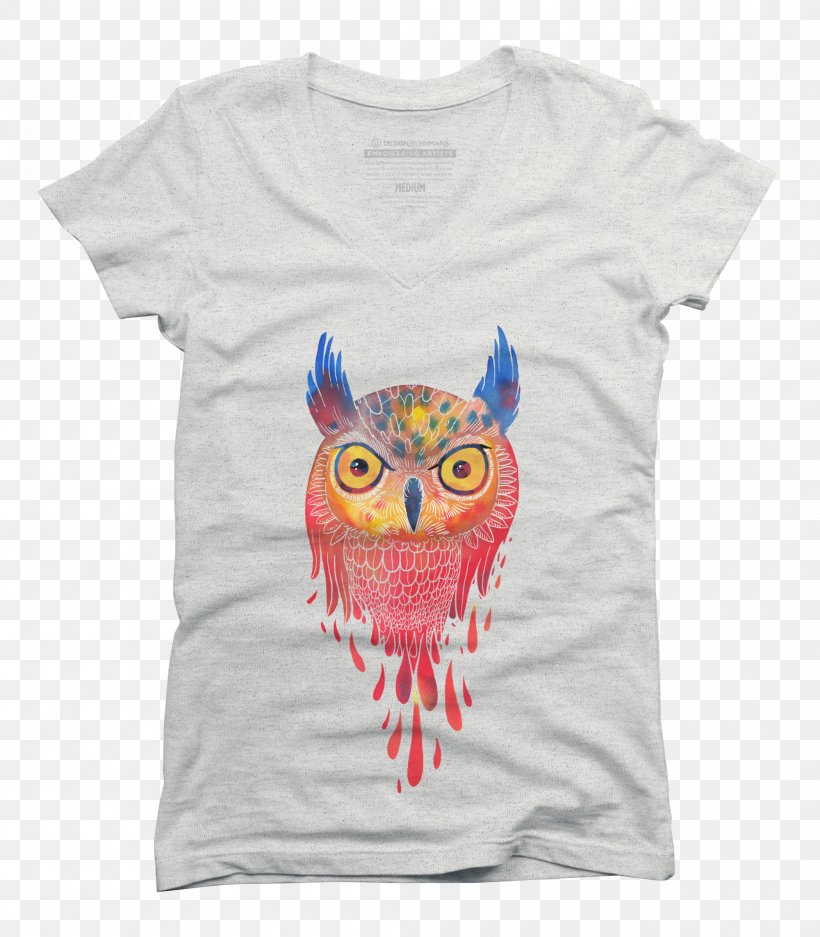 T-shirt Owl Design By Humans IPhone 6 Hoodie, PNG, 2100x2400px, Tshirt, Bird, Bird Of Prey, Canvas, Canvas Print Download Free