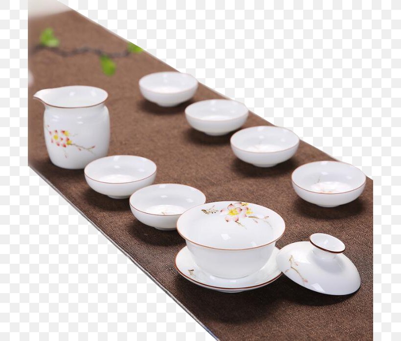 The Teapot Green Tea Porcelain Ceramic, PNG, 706x698px, Tea, Ceramic, Coffee Cup, Cup, Dinnerware Set Download Free