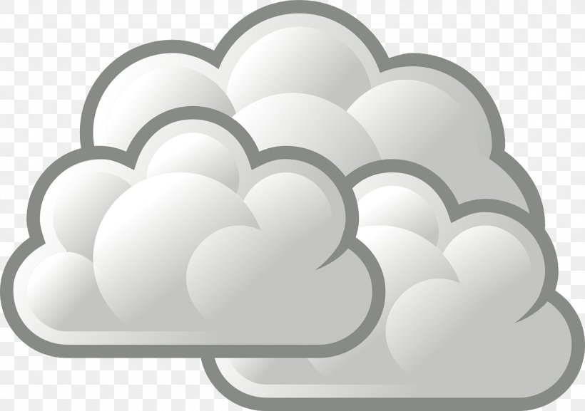 Weather Forecasting Cloud Overcast Clip Art, PNG, 1280x902px, Weather, Black And White, Cloud, Cloud Cover, Heart Download Free