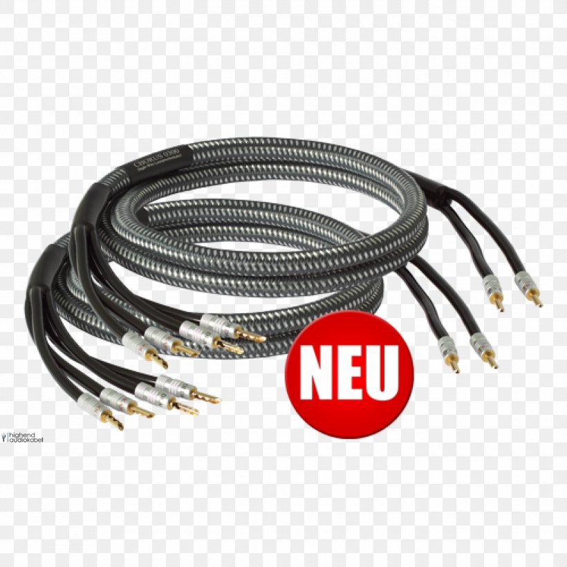 Coaxial Cable Speaker Wire Bi-wiring Goldkabel Chorus Bi-Wire Electrical Cable, PNG, 1320x1320px, Coaxial Cable, Biwiring, Cable, Electrical Cable, Electrical Conductor Download Free