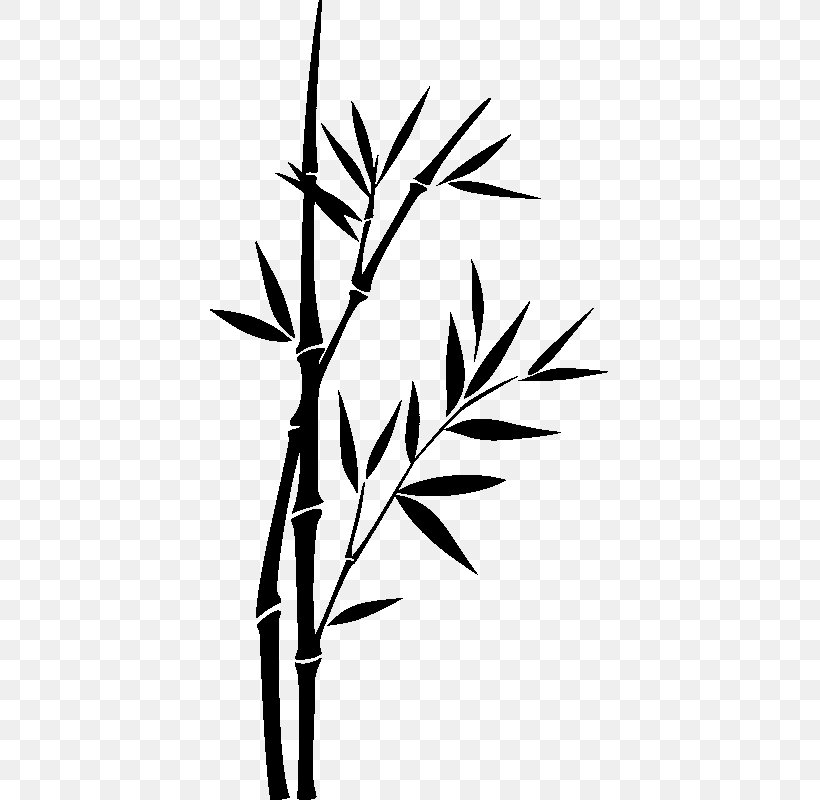 Wall Decal Sticker Bamboo Mural, PNG, 800x800px, Wall Decal, Bamboo, Bedroom, Black And White, Branch Download Free