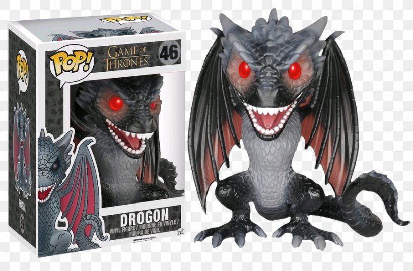 Funko Game Of Thrones Redeyed Drogon Pop Vinyl Exclusive Daenerys Targaryen Rhaegal Viserion, PNG, 900x591px, Drogon, Action Figure, Action Toy Figures, Daenerys Targaryen, Fictional Character Download Free