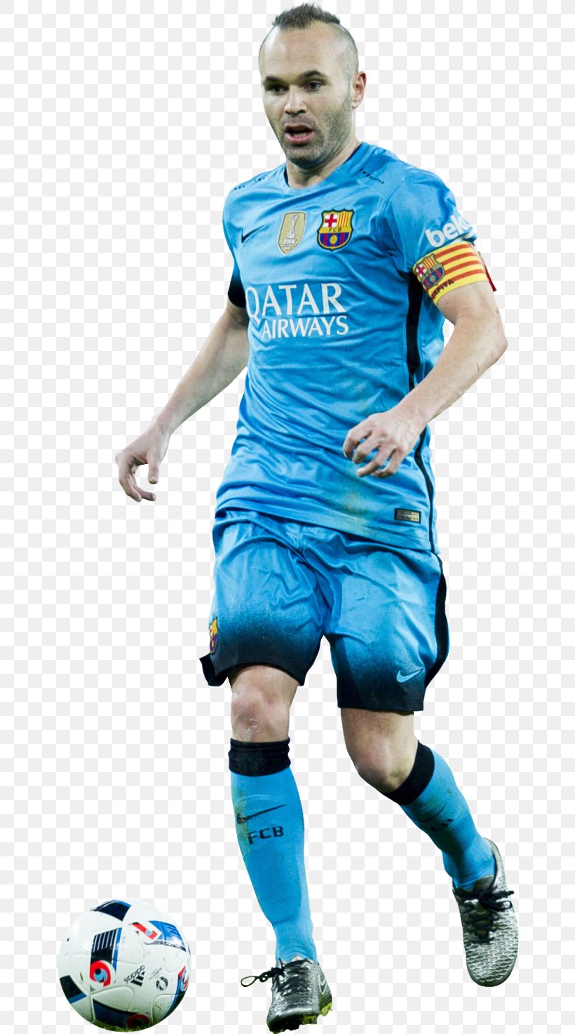 Andrés Iniesta FC Barcelona Jersey Football Player, PNG, 665x1473px, Andres Iniesta, Aleix Vidal, Ball, Blue, Clothing Download Free