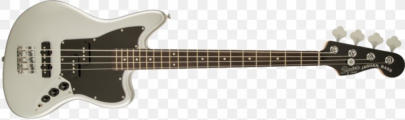 Bass Guitar Electric Guitar Squier Fender Jaguar Bass, PNG, 2000x594px, Watercolor, Cartoon, Flower, Frame, Heart Download Free