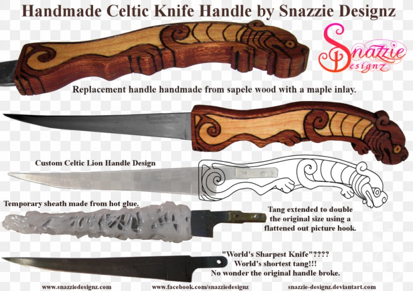 Bowie Knife Hunting & Survival Knives Handle, PNG, 1024x722px, Bowie Knife, Art, Assistedopening Knife, Blade, Celtic Knot Download Free