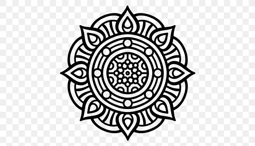 Coloring, PNG, 600x470px, Mandala, Adult, Area, Black And White, Book Download Free