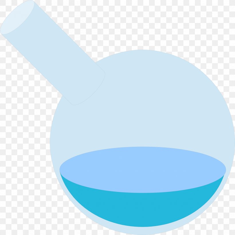 Laboratory Flasks Round-bottom Flask Clip Art, PNG, 2405x2400px, Laboratory Flasks, Aqua, Azure, Beaker, Blue Download Free