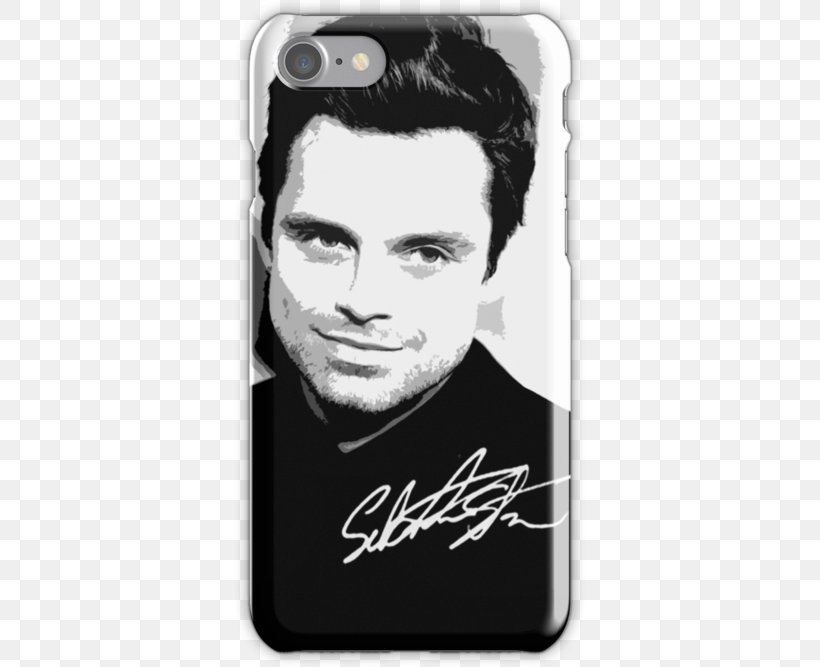 Sebastian Stan Apple IPhone 7 Plus Bucky Barnes IPhone X Apple IPhone 8 Plus, PNG, 500x667px, Sebastian Stan, Apple, Apple Iphone 7 Plus, Apple Iphone 8 Plus, Black And White Download Free