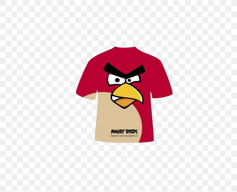 T-shirt Clothing Angry Birds Clip Art, PNG, 572x662px, Tshirt, Angry Birds, Angry Birds Movie, Beak, Bird Download Free