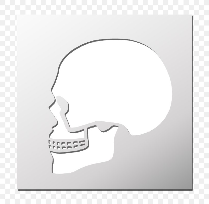 White Thumb Jaw Skull, PNG, 800x800px, White, Black And White, Bone, Cartoon, Diagram Download Free