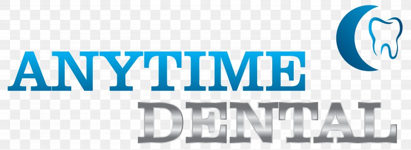 Anytime Dental Dentistry Dental Implant Crown, PNG, 3508x1291px, Anytime Dental, Area, Banner, Blue, Brand Download Free