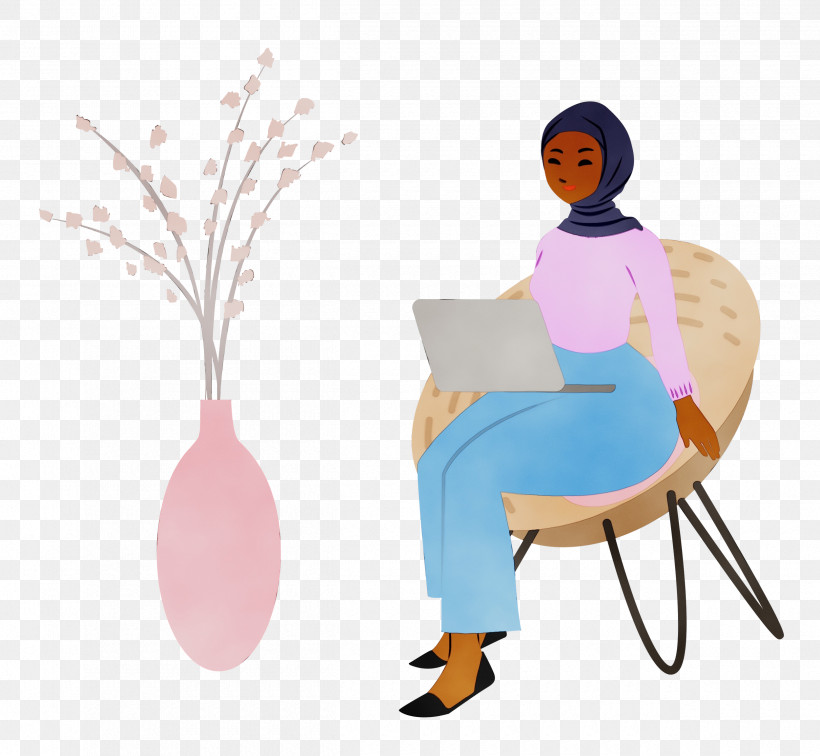 Cartoon Sitting Chair Behavior Human, PNG, 2500x2306px, Alone Time, Behavior, Cartoon, Chair, Computer Download Free