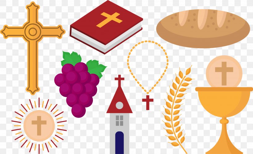 Euclidean Vector Eucharist Plot Illustration, PNG, 2700x1641px, Eucharist, Art, Chalice, Communion, Food Download Free
